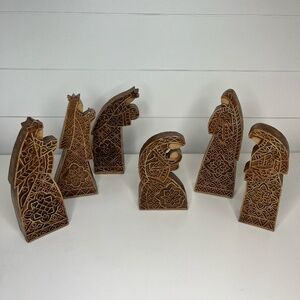 Christmas Nativity Wood 6 Pieces